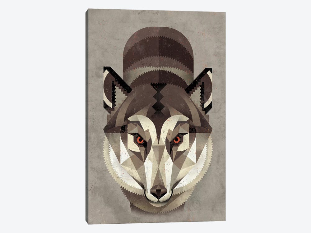 Wolf by Dieter Braun 1-piece Canvas Art