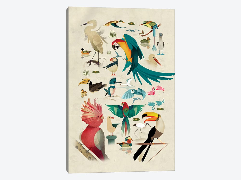 Birds by Dieter Braun 1-piece Canvas Art Print