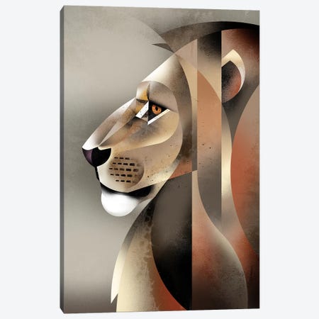 Lion Canvas Print #DBR32} by Dieter Braun Canvas Print