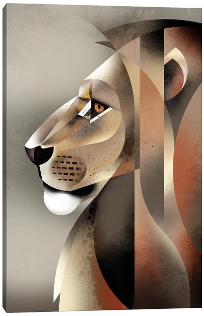 Lion Canvas Art Print - Dieter Braun