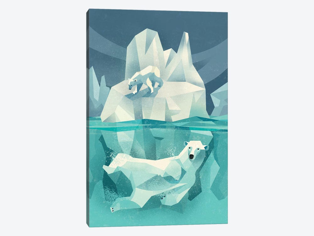 Polar Bear by Dieter Braun 1-piece Canvas Artwork