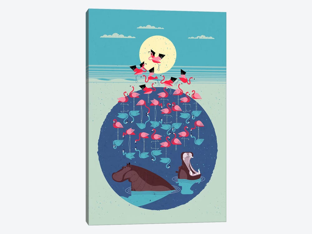 Flamingo Lake by Dieter Braun 1-piece Art Print
