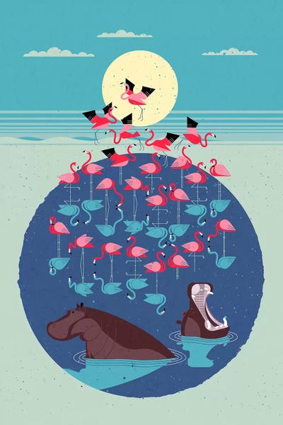 Dieter Braun: Flamingo Lake by Dieter Braun
