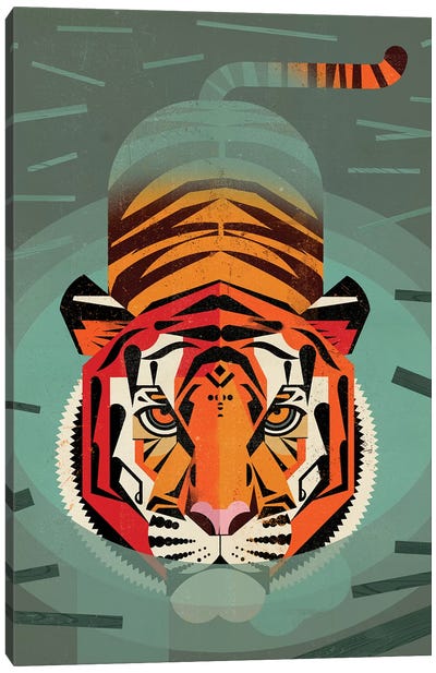 Tiger Canvas Art Print - Dieter Braun