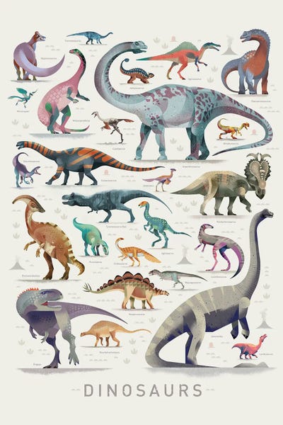 Prehistoric Animals: Dinosaurs I by Dieter Braun