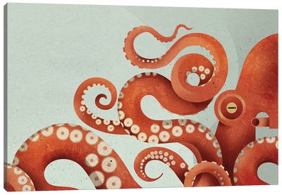 Octopus Canvas Art Print - Dieter Braun