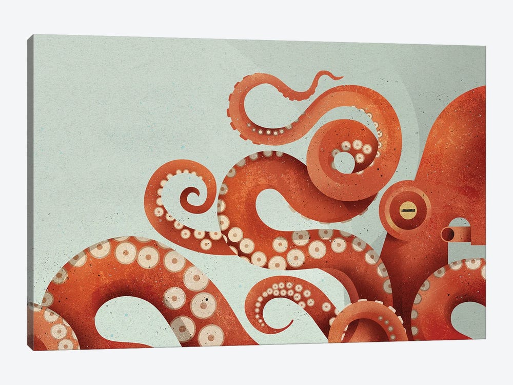 Octopus by Dieter Braun 1-piece Canvas Artwork