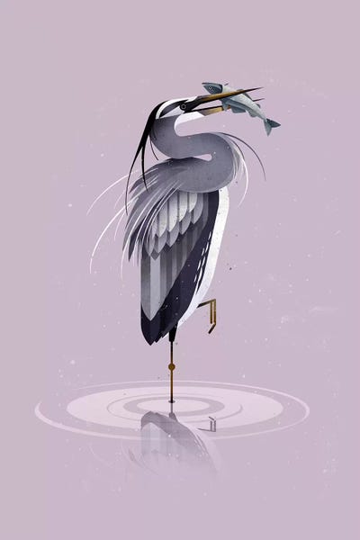 Dieter Braun: Grey Heron by Dieter Braun