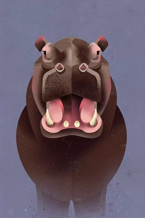 Hippo by Dieter Braun wall art