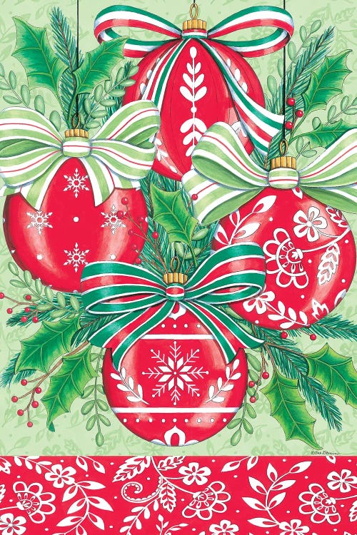 Christmas Ornaments by Deb Strain wall art