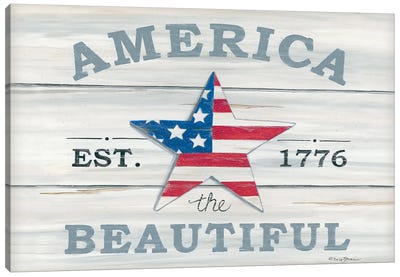 America the Beautiful   Canvas Art Print