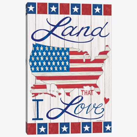 Land That I Love Canvas Print #DBS21} by Deb Strain Canvas Print