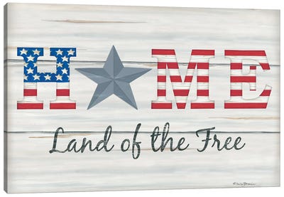 Home - Land of the Free I Canvas Art Print