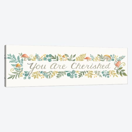 You Are Cherished Canvas Print #DBS59} by Deb Strain Canvas Art