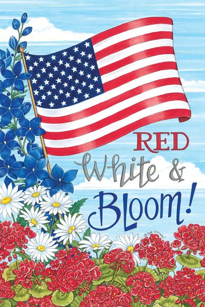 American Flags: Red, White & Bloom! by Deb Strain