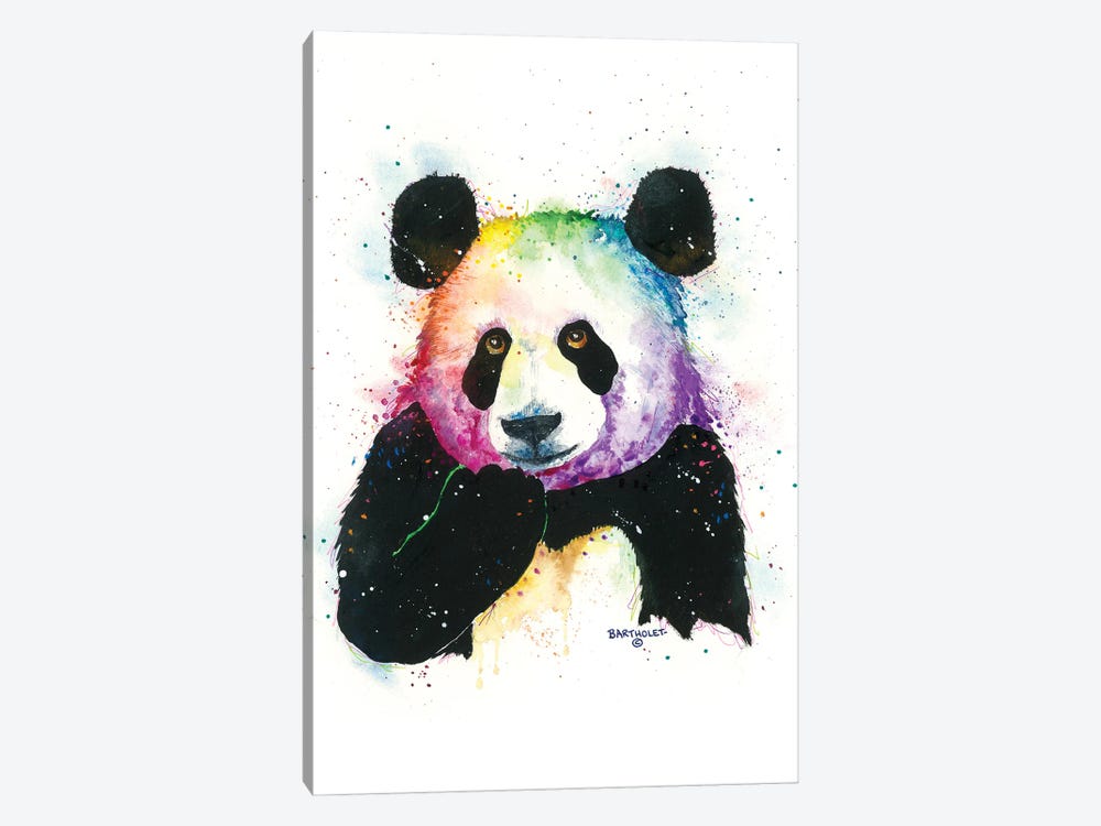 Panda by Dave Bartholet 1-piece Canvas Artwork