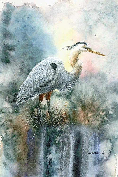 Great Blue by Dave Bartholet wall art