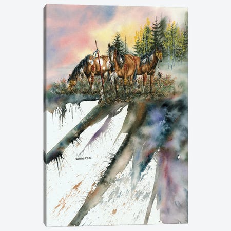 No Horse Stolen Today Canvas Print #DBT17} by Dave Bartholet Canvas Art