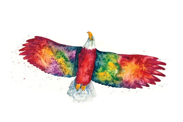 Dave Bartholet: Rainbow Eagle by Dave Bartholet