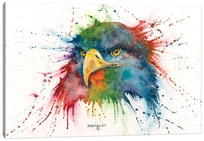America Canvas Art Print - Eagle Art