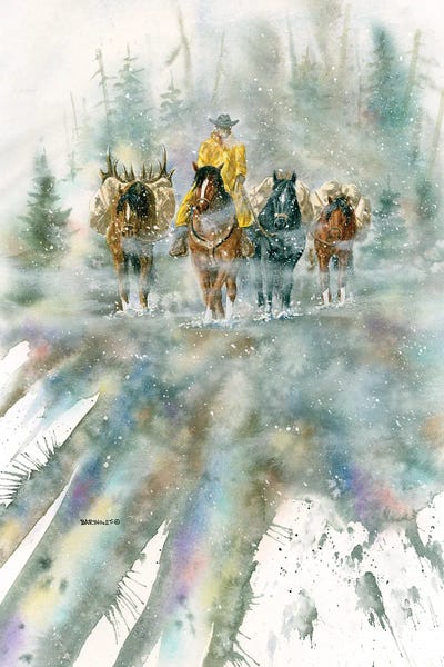 The Last Pack by Dave Bartholet canvas print