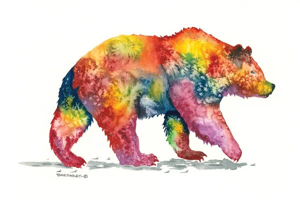 Dave Bartholet: Rainbow Grizz by Dave Bartholet