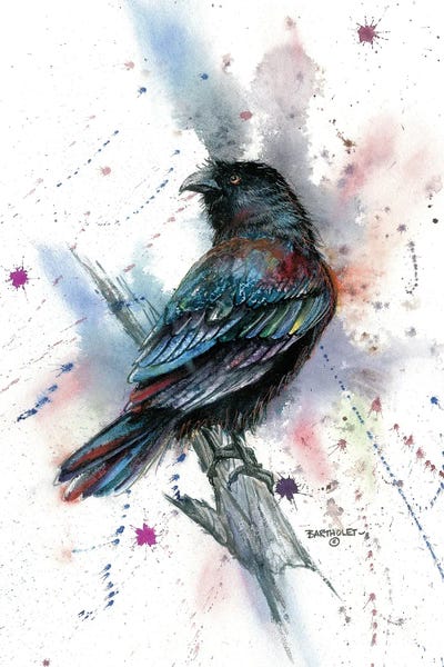 Dave Bartholet: Stylized Raven by Dave Bartholet