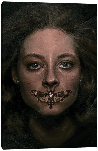 Clarice Starling Canvas Art Print - Jodie Foster
