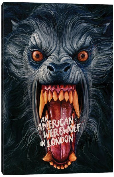 An American Werewolf In London Canvas Art Print - Dmitry Belov