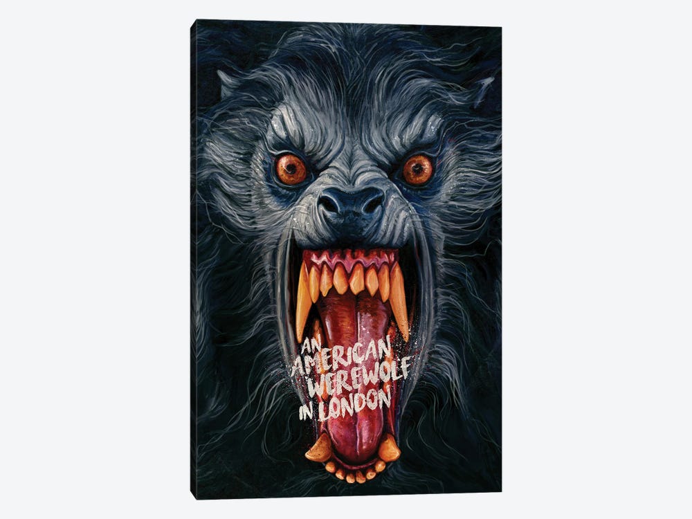 An American Werewolf In London by Dmitry Belov 1-piece Canvas Art Print