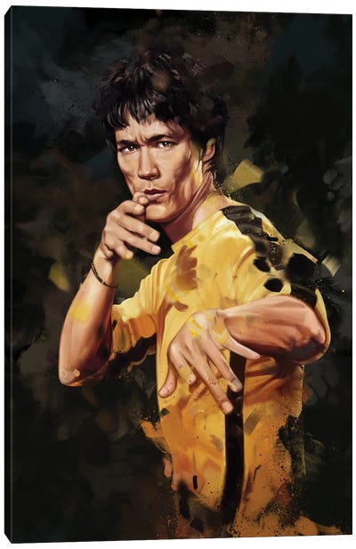 Bruce Lee Canvas Art Print - Dmitry Belov