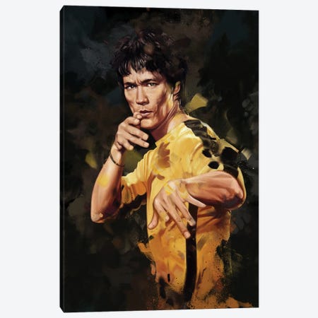 Bruce Lee Canvas Print #DBV121} by Dmitry Belov Canvas Art Print