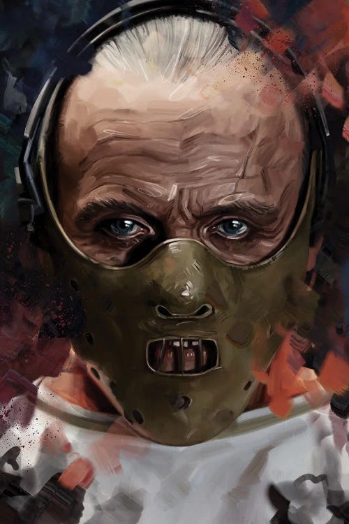 Hannibal Lecter by Dmitry Belov wall art