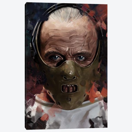Hannibal Lecter Canvas Print #DBV122} by Dmitry Belov Canvas Print