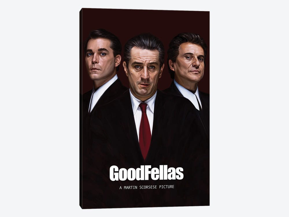 Goodfellas By Martin Scorsese by Dmitry Belov 1-piece Canvas Artwork