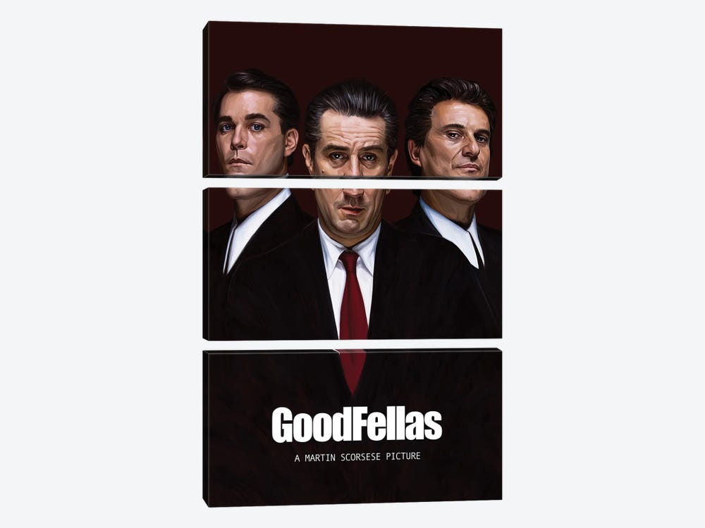 Goodfellas By Martin Scorsese by Dmitry Belov 3-piece Canvas Art