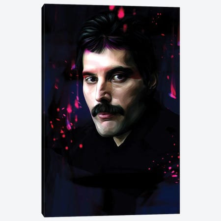 Freddie Mercury Canvas Print #DBV12} by Dmitry Belov Canvas Art Print