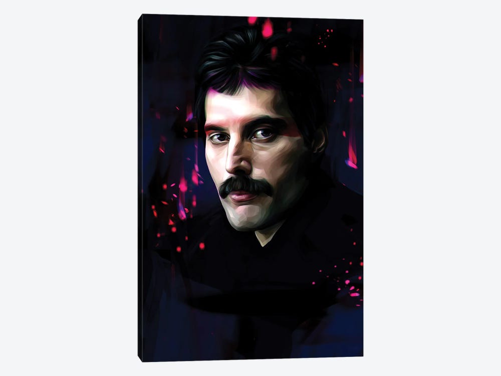 Freddie Mercury by Dmitry Belov 1-piece Canvas Art Print