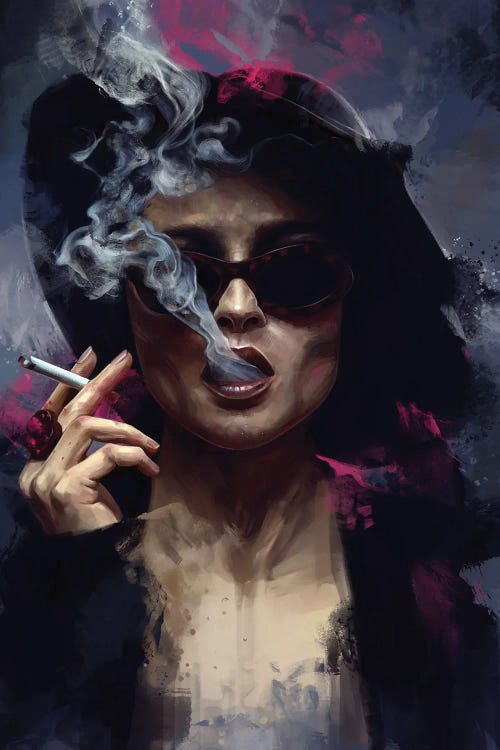 Fight Club, Marla by Dmitry Belov wall art