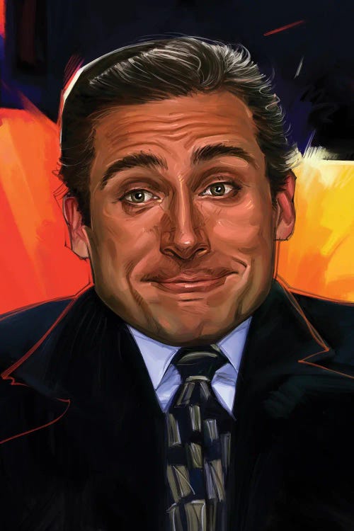 Michael Scott by Dmitry Belov wall art