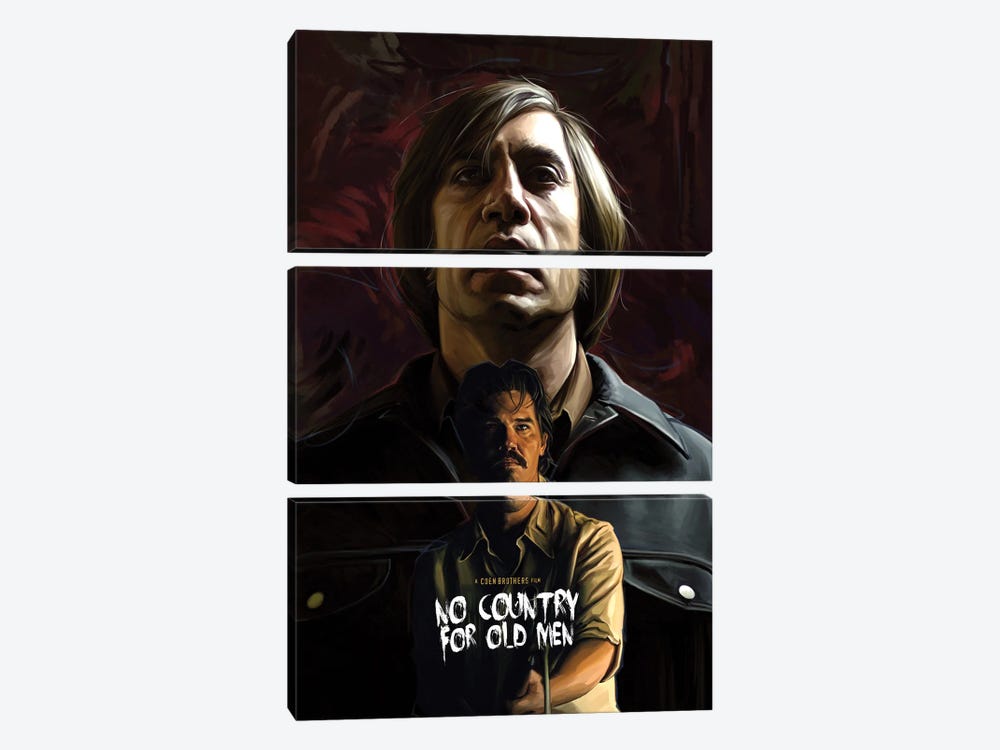No Country For Old Men by Dmitry Belov 3-piece Canvas Artwork