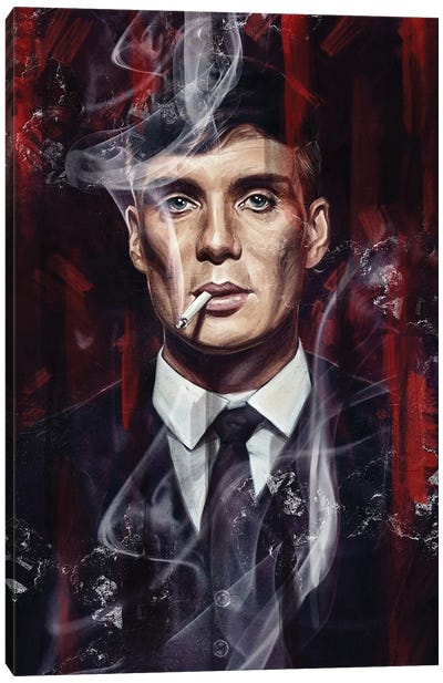Peaky Blinders Canvas Art Print - Thomas "Tommy" Shelby
