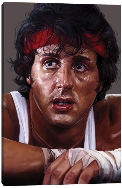 Rocky Canvas Art Print - Sylvester Stallone