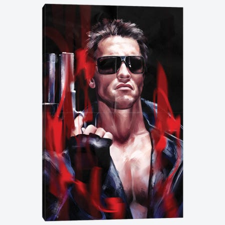 The Terminator Canvas Print #DBV156} by Dmitry Belov Art Print