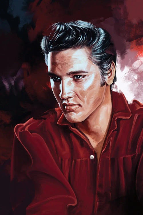 Elvis Presley by Dmitry Belov wall art