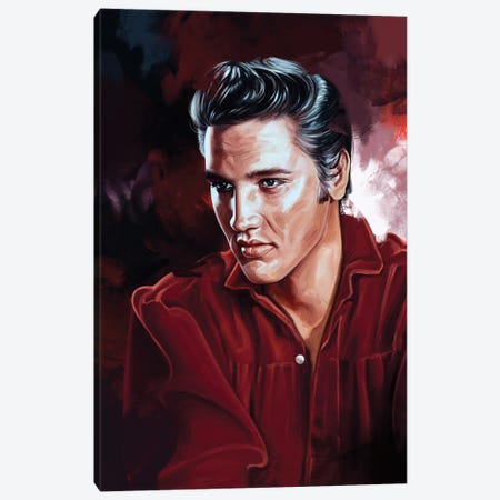 Elvis Presley Canvas Print #DBV15} by Dmitry Belov Canvas Art