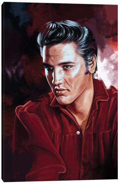 Elvis Presley Canvas Art Print - Dmitry Belov