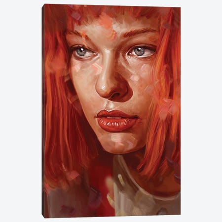 Fifth Element, Leeloo Canvas Print #DBV188} by Dmitry Belov Canvas Art Print
