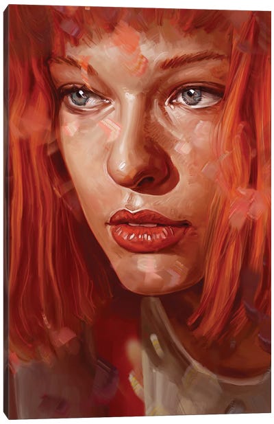 Fifth Element, Leeloo Canvas Art Print - Dmitry Belov