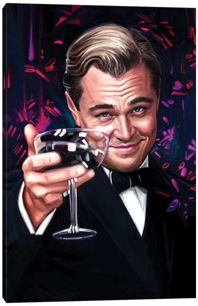 The Great Gatsby Canvas Art Print - Cocktail & Mixed Drink Art